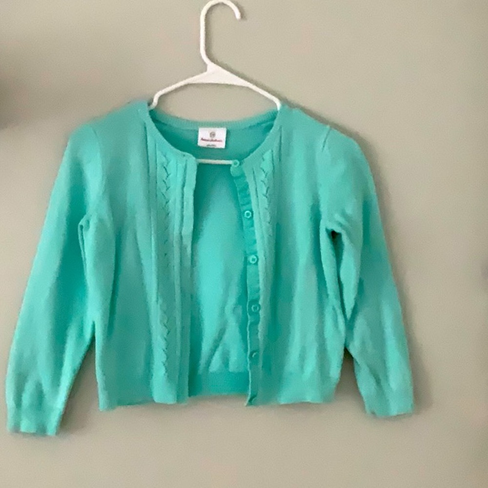 Hanna Andersson button up kids sweater